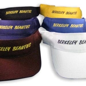 A group of hats that are all different colors.