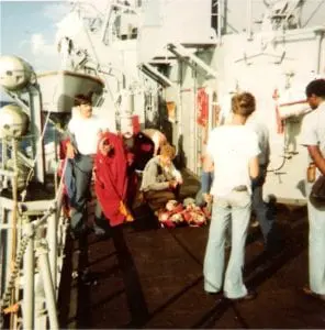 USS BERKELEY ASSOCIATION in the 1970s